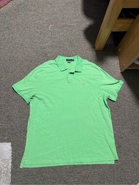 Polo by Ralph Lauren Men’s Green Classic  Polo Shirt Size 2XL